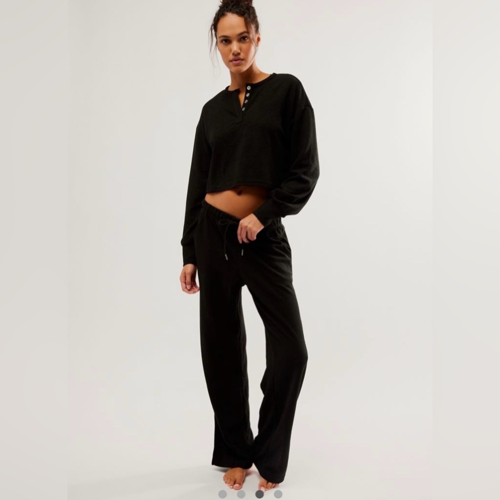 Waverles/Free People Recycled Henley Set